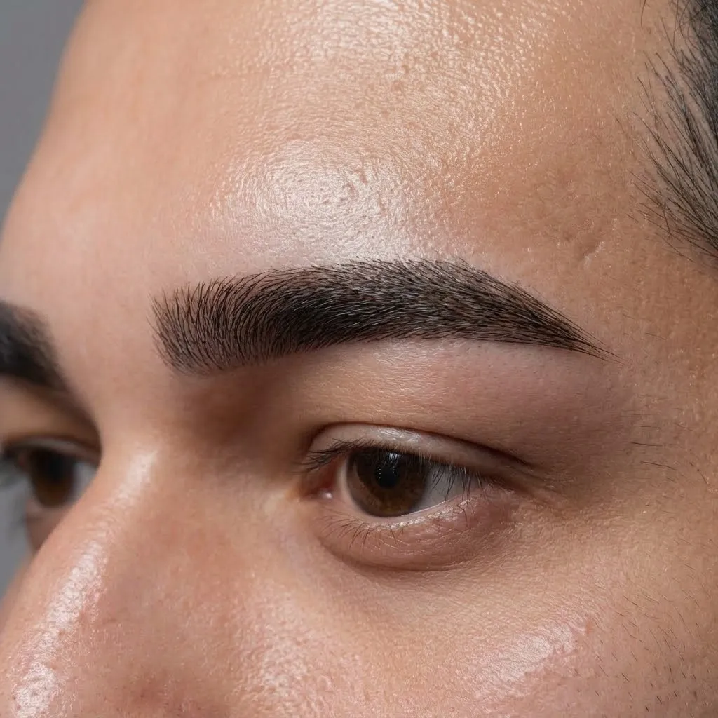 Men's eyebrow shaping